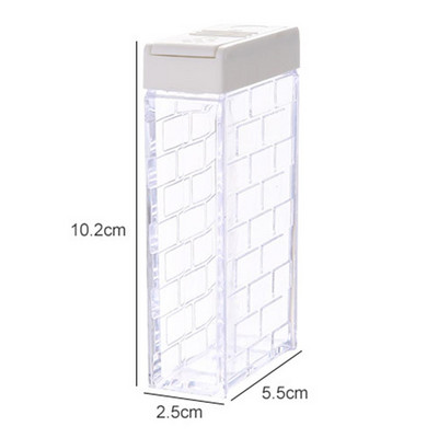 6 buc. Sticle moderne de condimente pentru piagă din plastic, borcan pentru condimente pentru grătar, condimente, piper, sare, accesorii de depozitare pentru bucătărie transparentă