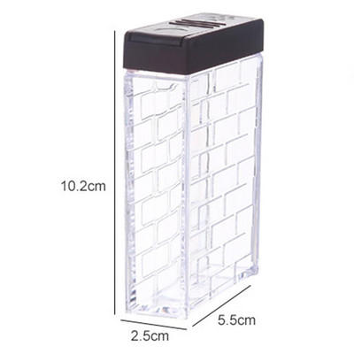 6 buc. Sticle moderne de condimente pentru piagă din plastic, borcan pentru condimente pentru grătar, condimente, piper, sare, accesorii de depozitare pentru bucătărie transparentă