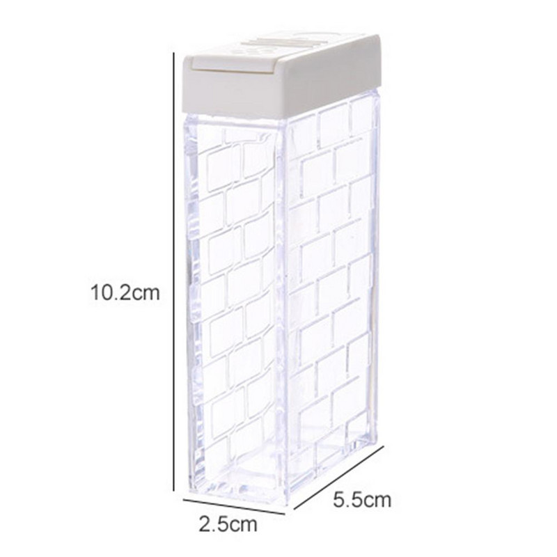 6 buc. Sticle moderne de condimente pentru piagă din plastic, borcan pentru condimente pentru grătar, condimente, piper, sare, accesorii de depozitare pentru bucătărie transparentă
