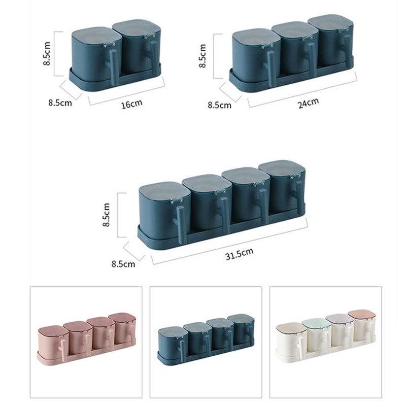 Cutie de condimente Piper Condimente Shaker Sare Organizator Condimente Bucătărie Piliță Condiment Sticle Borcane Recipient cu linguri