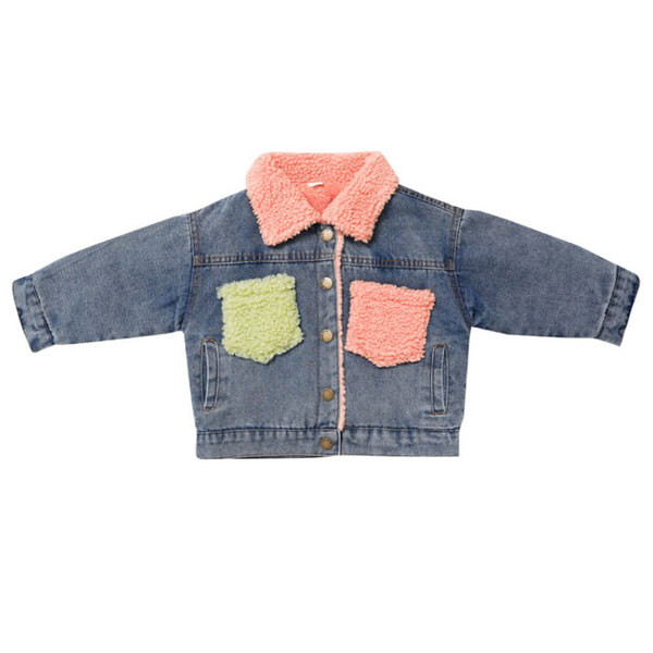 Gyermek farmer dzseki - pehely béléssel