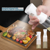 200 ml aliejaus buteliukas virtuvės aliejaus purškiamas buteliukas kepimui kepimo acto rūko purkštuvas kepsninės purškimo buteliukas kepimui ant grotelių iškylos įrankiai