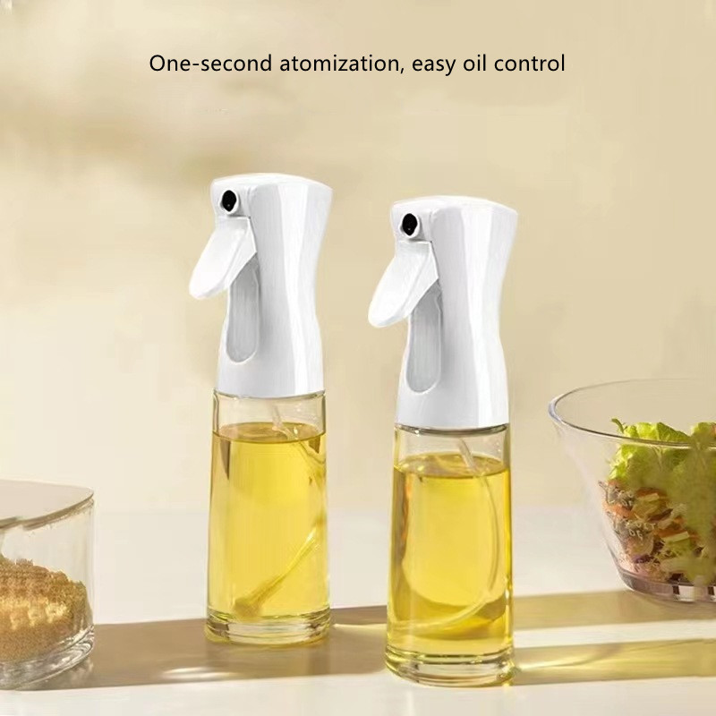 200 ml aliejaus buteliukas virtuvės aliejaus purškiamas buteliukas kepimui kepimo acto rūko purkštuvas kepsninės purškimo buteliukas kepimui ant grotelių iškylos įrankiai