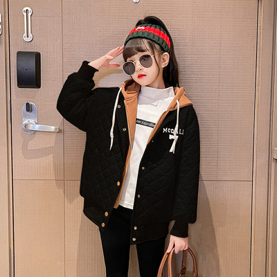 Laste jope tüdrukutele - kapuutsiga