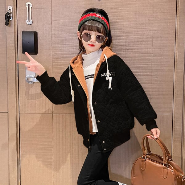 Laste jope tüdrukutele - kapuutsiga