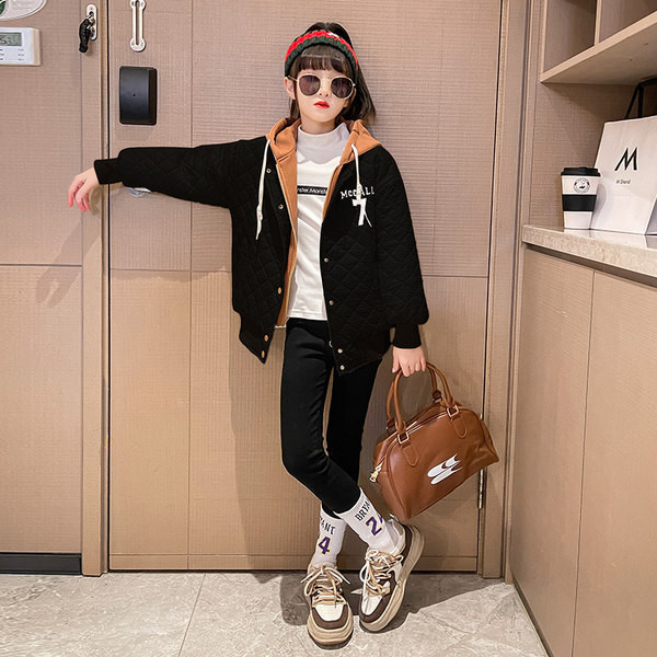 Laste jope tüdrukutele - kapuutsiga