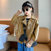 Naujo modelio vaikiska odine striuke mergaitei