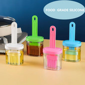 BBQ Silikoonõlihari Pudel Kuumakindel ühes tükis pintslikaane Disain Mesimuna Vedel saiake Köögibaar Küpsetustööriist