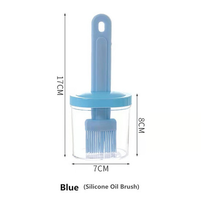 BBQ Silikoonõlihari Pudel Kuumakindel ühes tükis pintslikaane Disain Mesimuna Vedel saiake Köögibaar Küpsetustööriist