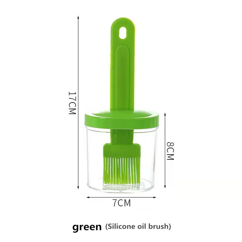 BBQ Silikoonõlihari Pudel Kuumakindel ühes tükis pintslikaane Disain Mesimuna Vedel saiake Köögibaar Küpsetustööriist