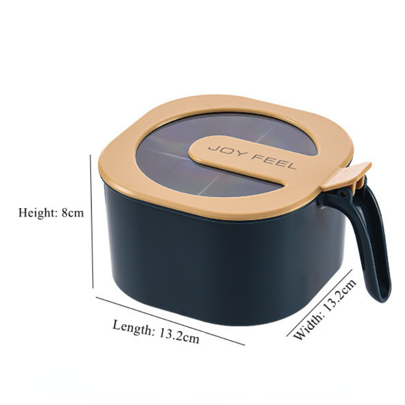 4 rács fűszerszervező fűszertároló doboz szett Sószóró bors cukor Üzenet fűszeres dobozok Konyhai kütyük Kiegészítők Eszközök