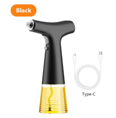 Sticlă cu pulverizare pentru ulei de bucătărie Pulverizator Sticle electrice pentru injecție de combustibil Oală pentru ulei Sticla anti-agățată pentru sos de soia Sticla de condimente