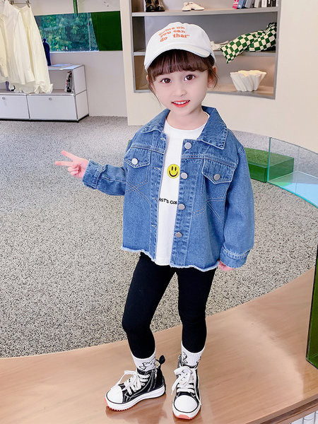 Traper jakna za djevojčice sa trakom novi model