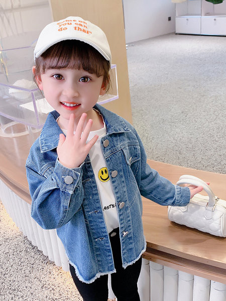 Traper jakna za djevojčice sa trakom novi model