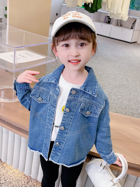 Traper jakna za djevojčice sa trakom novi model