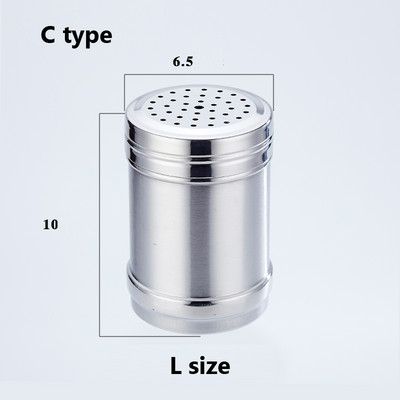 Sticle de sare de zahăr din oțel inoxidabil Capac rotativ pentru condimente Multifuncțional Piper Condimente Borcan de condimente Cutie Gadgets de bucătărie