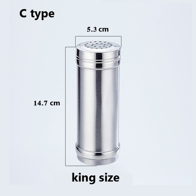 Sticle de sare de zahăr din oțel inoxidabil Capac rotativ pentru condimente Multifuncțional Piper Condimente Borcan de condimente Cutie Gadgets de bucătărie