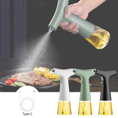 VS Xiaomi elektromos olajspray palack adagoló USB töltés két spray modell szójaszósz tégely ecet tároló konyhai főzéshez