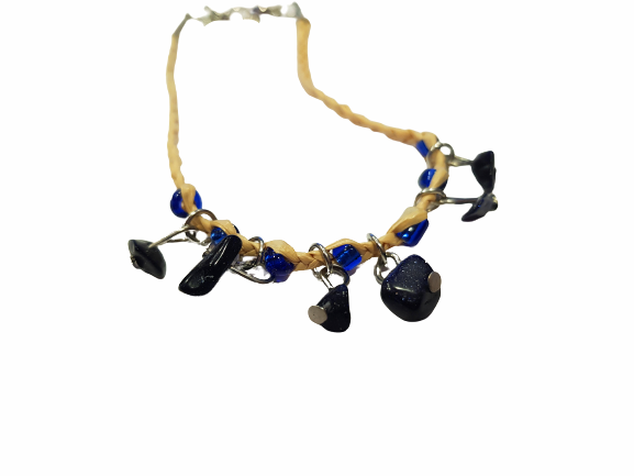 Гривна Авантюрин , Естествен камък, Със закопчаване