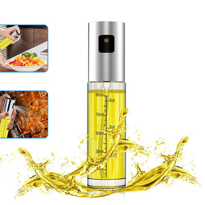 1/2/4 buc. Sticla de ulei de sticlă de copt pentru grătar, 180 ml, perie de rație de silicon, perie de ulei pentru grătar, pentru gătit, instrument de coacere, perie de ulei