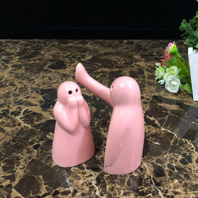 Set de borcane cu mini condimente din ceramică pentru sos de soia, ornamente mici de uz casnic, dozator de bărci cu sos în stil japonez, sticla LA847