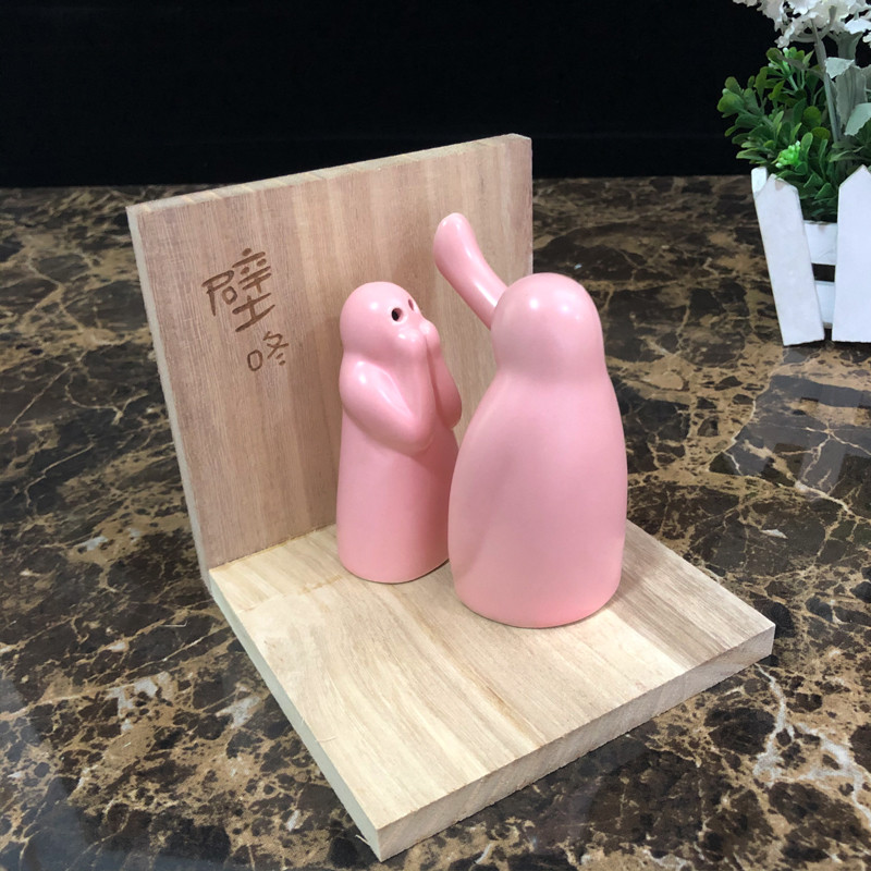 Set de borcane cu mini condimente din ceramică pentru sos de soia, ornamente mici de uz casnic, dozator de bărci cu sos în stil japonez, sticla LA847