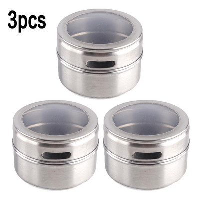 Set borcane magnetice pentru condimente, recipient cu etichete, autocolante, sticla de condimente, depozitare ardei, tigaie, oală, condimente, instrument de bucătărie