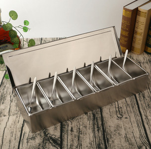 Kvaliteetne 304 roostevabast terasest maitseainekast hotelli maitseainekarp kaanega säilituskastiga majapidamises kasutatava maitseainepaagi maitseainekarp