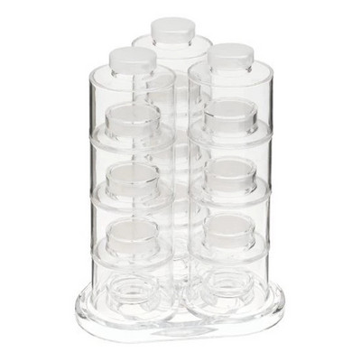 12 Prieskonių stiklainis Prieskonių bokšto karuselė Spin Carousel Dizainas Žolelių Prieskoniai Prieskoniai