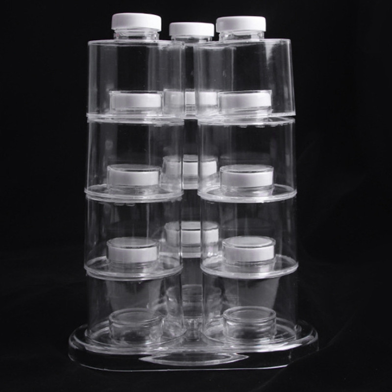 12 Prieskonių stiklainis Prieskonių bokšto karuselė Spin Carousel Dizainas Žolelių Prieskoniai Prieskoniai