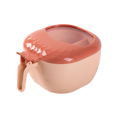 Virtuvės reikmenų prieskonių dėžutės rinkinys Keturių tinklelių mononatrio glutamato druskos plaktuvas Buitinis daugiafunkcis tinklelis su dangčiu laikymo prieskonių dėžutė