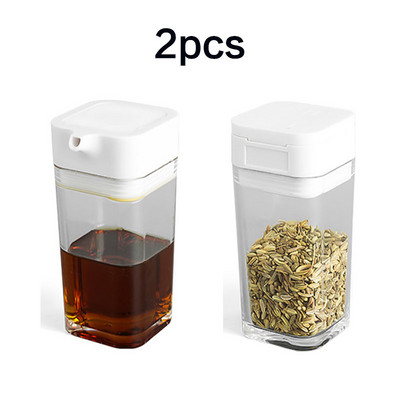 Cutie de condimente cu conținut ridicat de borosilicat Piper Sare de bucătărie Susan Condiment Sticla de sos de soia Sticlă de oțet Articole de bucătărie Sticla de condimente