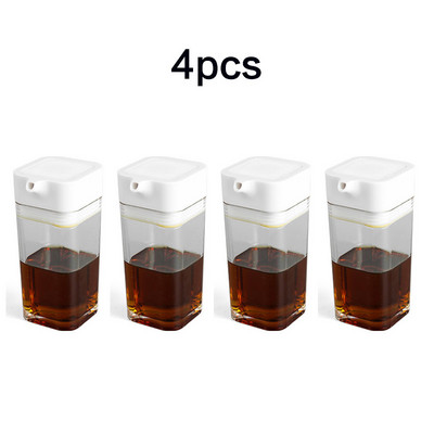 Cutie de condimente cu conținut ridicat de borosilicat Piper Sare de bucătărie Susan Condiment Sticla de sos de soia Sticlă de oțet Articole de bucătărie Sticla de condimente