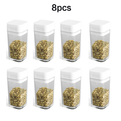 Cutie de condimente cu conținut ridicat de borosilicat Piper Sare de bucătărie Susan Condiment Sticla de sos de soia Sticlă de oțet Articole de bucătărie Sticla de condimente