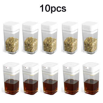 Cutie de condimente cu conținut ridicat de borosilicat Piper Sare de bucătărie Susan Condiment Sticla de sos de soia Sticlă de oțet Articole de bucătărie Sticla de condimente