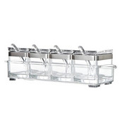 organizator de bucătărie și recipient de depozitare Cutie de condimente din acril Set borcan pentru condimente Sticluță pentru condimente Accesorii pentru bucătărie