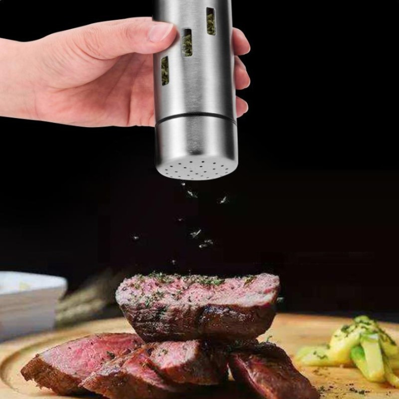 Roostevabast terasest maitseainepurk tšillipulbri maitseainepurk BBQ maitseaine paprika säilitusmaitseainepurk