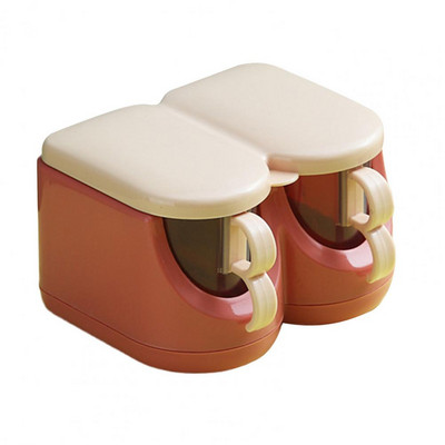 Fűszerdoboz Paprika Fűszer shaker Só Fűszerező Konyhai Cruet Fűszeres üvegek Tartály kanalakkal