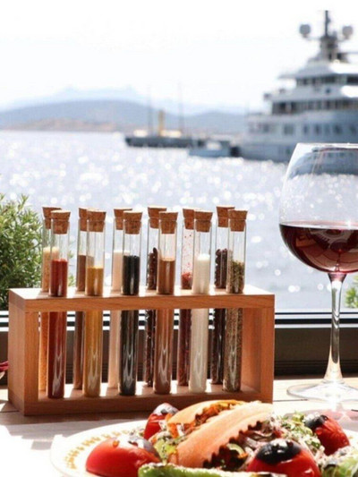 Fából készült fűszerkészlet Fűszercsövek Konyhai eszközök Tartozékok Scuba Corkhoz Praktikus helytakarékos konyhai eszközök Kerek fűszeres üvegek