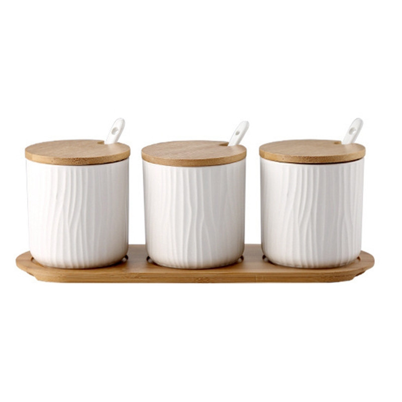 LBER Creative Ceramic maitseainepurk maitseainekarp maitsepudel maitseainekarp soolaloksuti komplekt