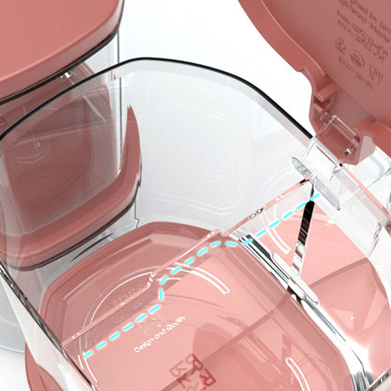 Majapidamises kasutatav maitseainepurk lusikaga 2 kambriga läbipaistva maitseainesoola hoidja mahuti säilituskarp Vürtsipudeli köögividinad