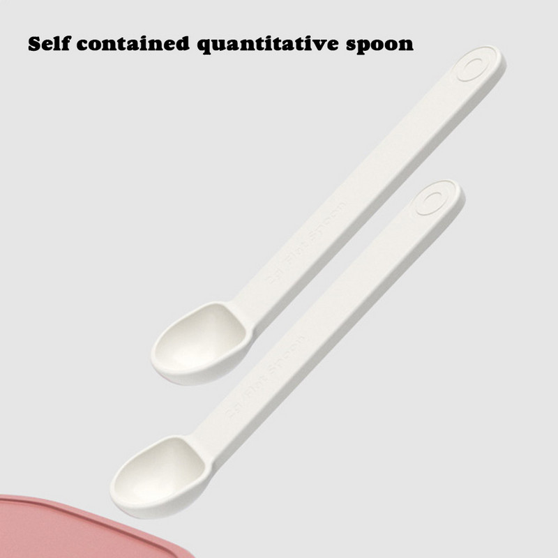 Majapidamises kasutatav maitseainepurk lusikaga 2 kambriga läbipaistva maitseainesoola hoidja mahuti säilituskarp Vürtsipudeli köögividinad