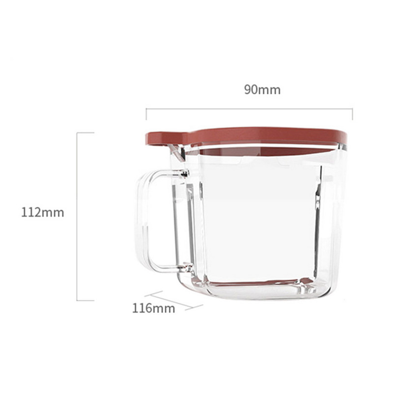 Majapidamises kasutatav maitseainepurk lusikaga 2 kambriga läbipaistva maitseainesoola hoidja mahuti säilituskarp Vürtsipudeli köögividinad