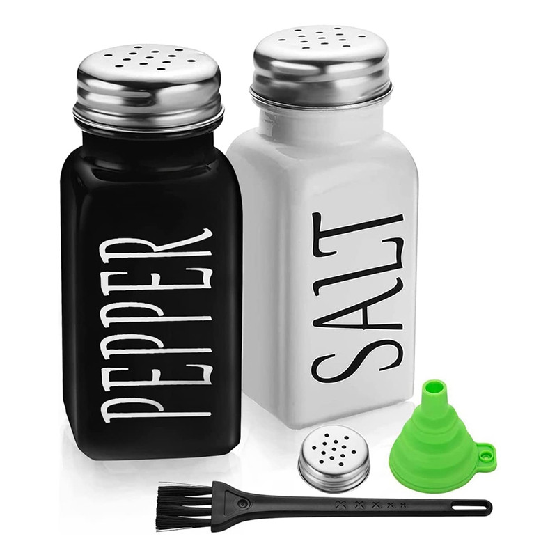 Cel mai bun decor de bucătărie pentru fermă, set de sare și piper de la fermă, set de distribuitor de ulei și oțet.