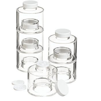 6 τμχ Tower Type Spice Rack Organizer Ζαχαριέρα Αναδευτήρας αλατιού Καρυκεύματα Δοχείο Μπαχαρικά Κουτιά Κουζίνας Αναλώσιμα Σετ αποθήκευσης