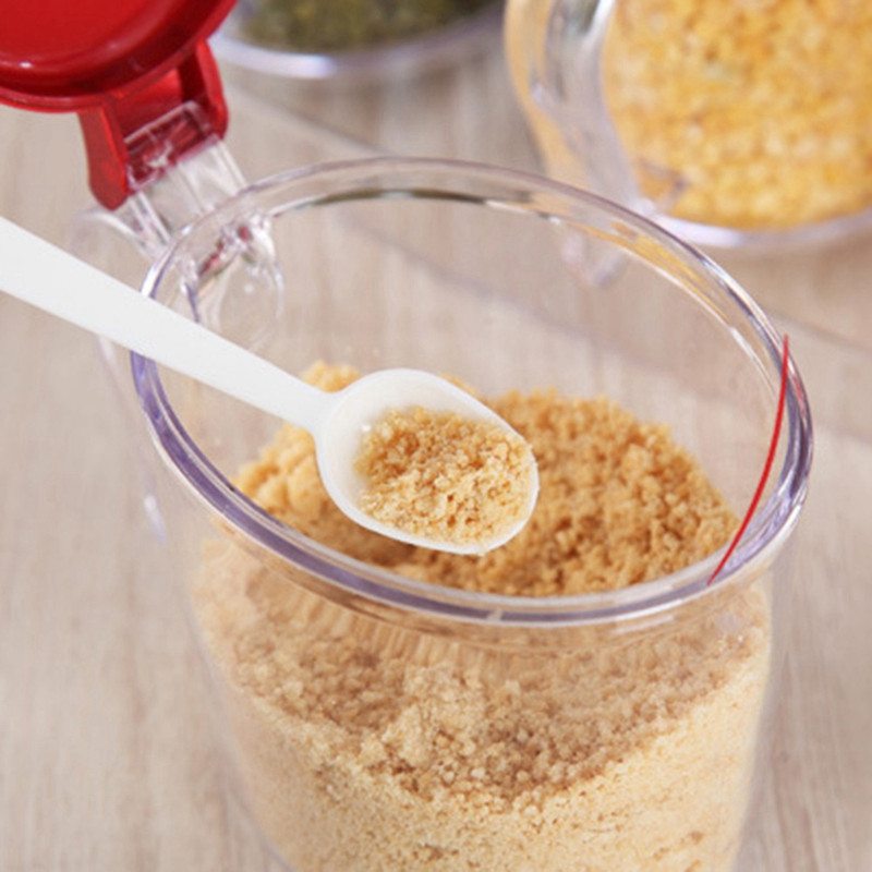 Virtuvės reikmenys Prieskonių stiklainis Prieskonių dėžutė Druskos butelis skardinės Pagardų laikymo indelis Prieskoniai Prieskonių laikymo lentynėlė-FS-PHFU