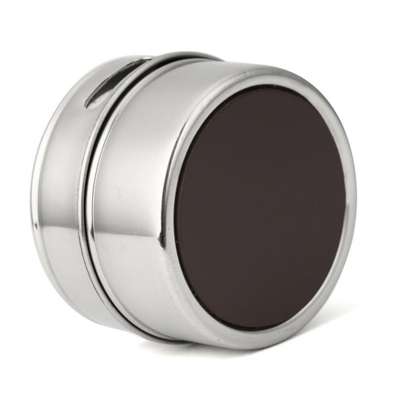 Látható rozsdamentes fűszeres edénykészlet háztartási fűszeres üveg mágneses típusú készlet matricákkal konyhai eszközök fűszeres üvegek