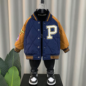 Geaca de toamna copii pentru baieti cu broderie