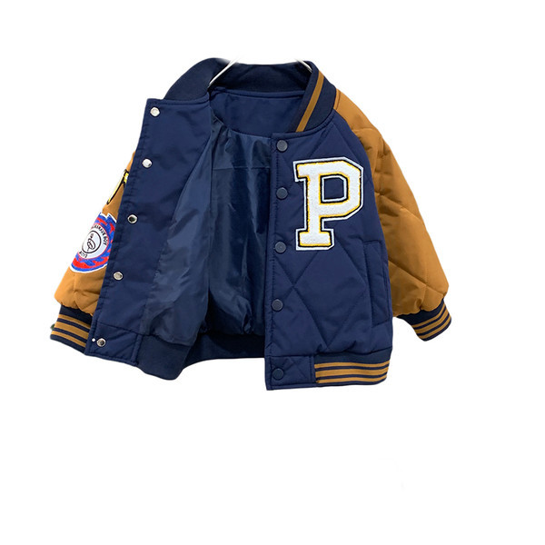 Geaca de toamna copii pentru baieti cu broderie