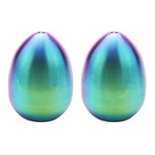 Kvaliteetsed 2X Cruet pudelid Hooaja soolaloksupurgid Pipra loksutajad Maitseainekarp toiduvalmistamise maitseainepudel BBQ vikerkaar nr 0